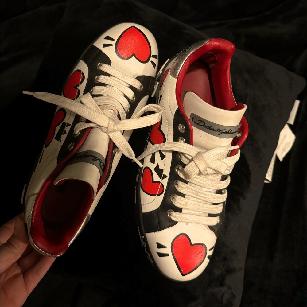 Dolce Gabbana sneakers. Light wear, no box